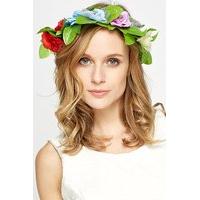 Green Multi Floral Headband