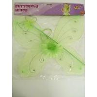 green butterfly wings wand