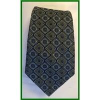 grosvenor by tootal blue patterned tie