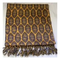 \'Grosvenor\' by Tootal Vintage Gold / Blue Scarf