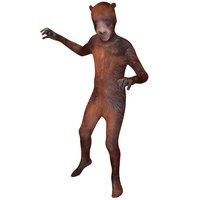 Grizzly Bear - Animal Planet Morphsuit For Kids - Childerns Fancy Dress Costume