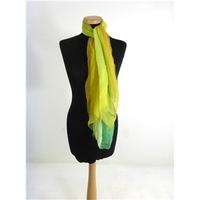 Grass Green to Mustard Ombre Scarf