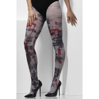 Grey Zombie Dirt Opaque Tights
