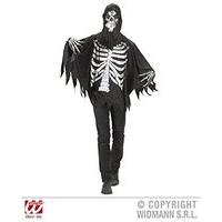 Grim Reaper (coat Hooded Mask) Costume Extra Large For Halloween Death Scream