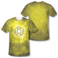 green lantern yellow energy frontback print