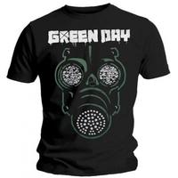 green day green mask mens small t shirt black