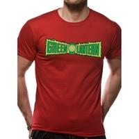 Green Lantern Original Logo Unisex Small T-Shirt - Red