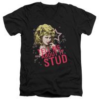 grease tell me about it stud v neck