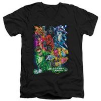 Green Lantern - Blackest Group V-Neck