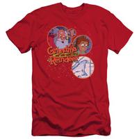 Grandma Got Run Over By A Reindeer - Santa And Family (slim fit)