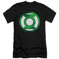 Green Lantern - Green Chrome Logo (slim fit)