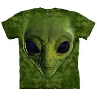 Green Alien Face