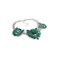 Green And Silver Jewel Necklace
