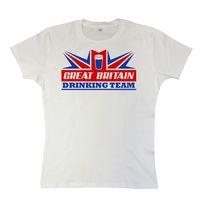 Great Britain Drinking Team Womens T Shirt