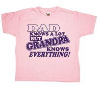 Grandpa Knows Everything - Kids T Shirt