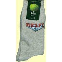 Grey The Beatles Help! Ladies Socks.