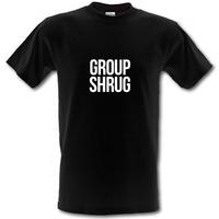 group shrug male t shirt