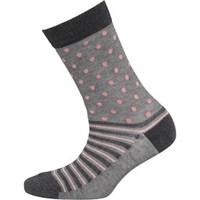 Green Treat Womens Three Pack Socks Multi