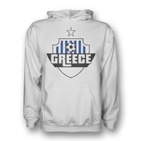 greece country logo hoody white kids