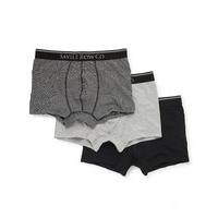 grey stripe black 3 pack knitted trunk l savile row