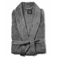 Grey Super Soft Fleece Dressing Gown M - Savile Row