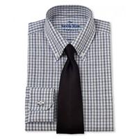 Grey Blue Check Classic Fit Shirt 20\