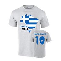 greece 2014 country flag t shirt karagounis 10