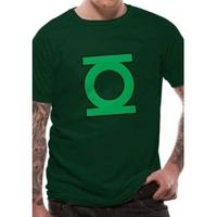 Green Lantern Logo DC Essentials Range Unisex Small T-Shirt - Green