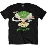 Green Day Welcome To Paradise Mens Black T Shirt: X Large