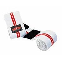 Grizzly Knee Wraps White/Red