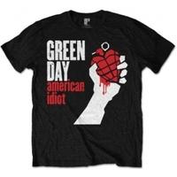 Green Day American Idiot Mens Black T Shirt: X Large