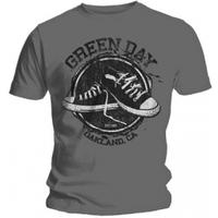 Green Day Converse Mens Grey T Shirt: X Large