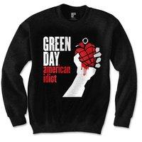 Green Day American Idiot Mens Blk Sweatshirt: XXL