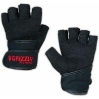 Grizzly Power Training Wrist Wrap Gloves Large Black