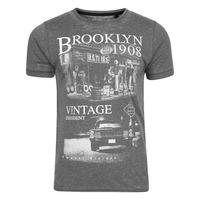 Grunge Brooklyn T-Shirt in Grey - Dissident