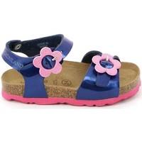 Grunland SB0852 Sandals Kid Blue girls\'s Children\'s Sandals in blue
