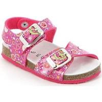 grunland sb0810 sandals kid fuchsia girlss childrens sandals in pink