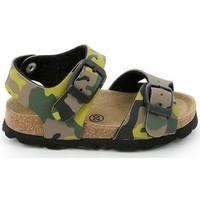 grunland sb0169 sandals kid verde boyss childrens sandals in green