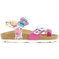 Grunland SB0565 Flip flops Kid Fucsia/bianco girls\'s Children\'s Sandals in pink