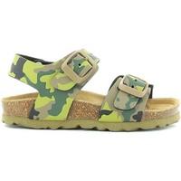 Grunland SB0115 Sandals Kid Militare/kaki boys\'s Children\'s Sandals in green