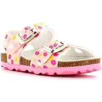 Grunland SB0557 Sandals Kid Pink girls\'s Children\'s Sandals in pink