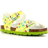 grunland sb0557 sandals kid pistacchio girlss childrens sandals in gre ...