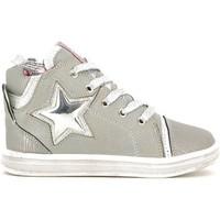 grunland pp0161 sneakers kid silver girlss childrens shoes high top tr ...