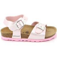 grunland sb0646 sandals kid pink boyss childrens sandals in pink