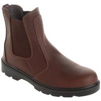 Grafters Safety Chelsea Boot - Brown