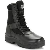 Grafters Mens Black Combat Boots men\'s Mid Boots in multicolour