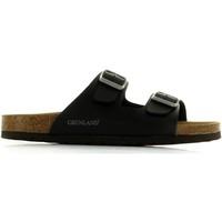 grunland cb0013 sandals man mens sandals in black