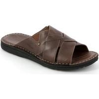 Grunland CI2135 Sandals Man Brown men\'s Sandals in brown