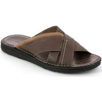 Grunland CI2132 Sandals Man Brown men\'s Sandals in brown