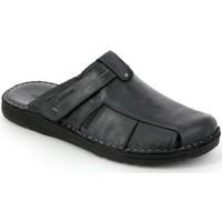 Grunland CI2130 Sandals Man Black men\'s Sandals in black